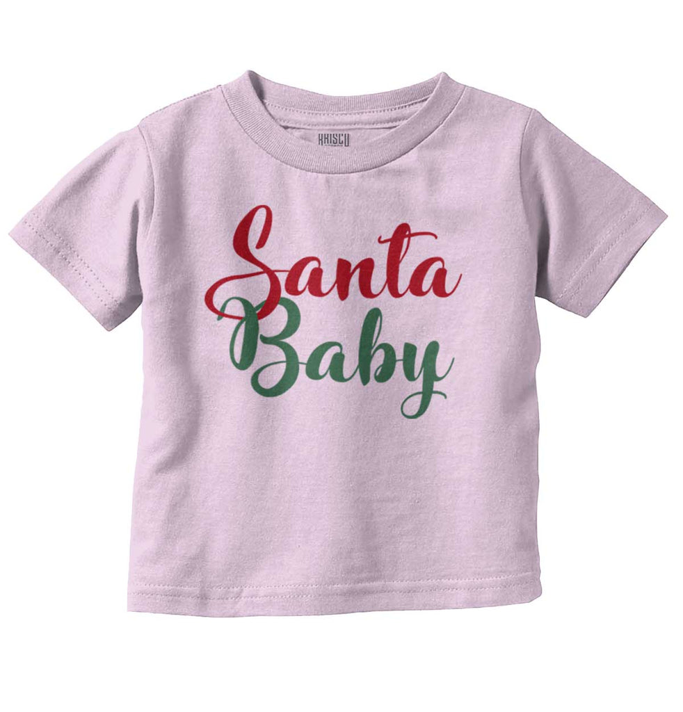 Santa Baby Infant Toddler T Shirt-Direct To Garment Print-Brisco Baby