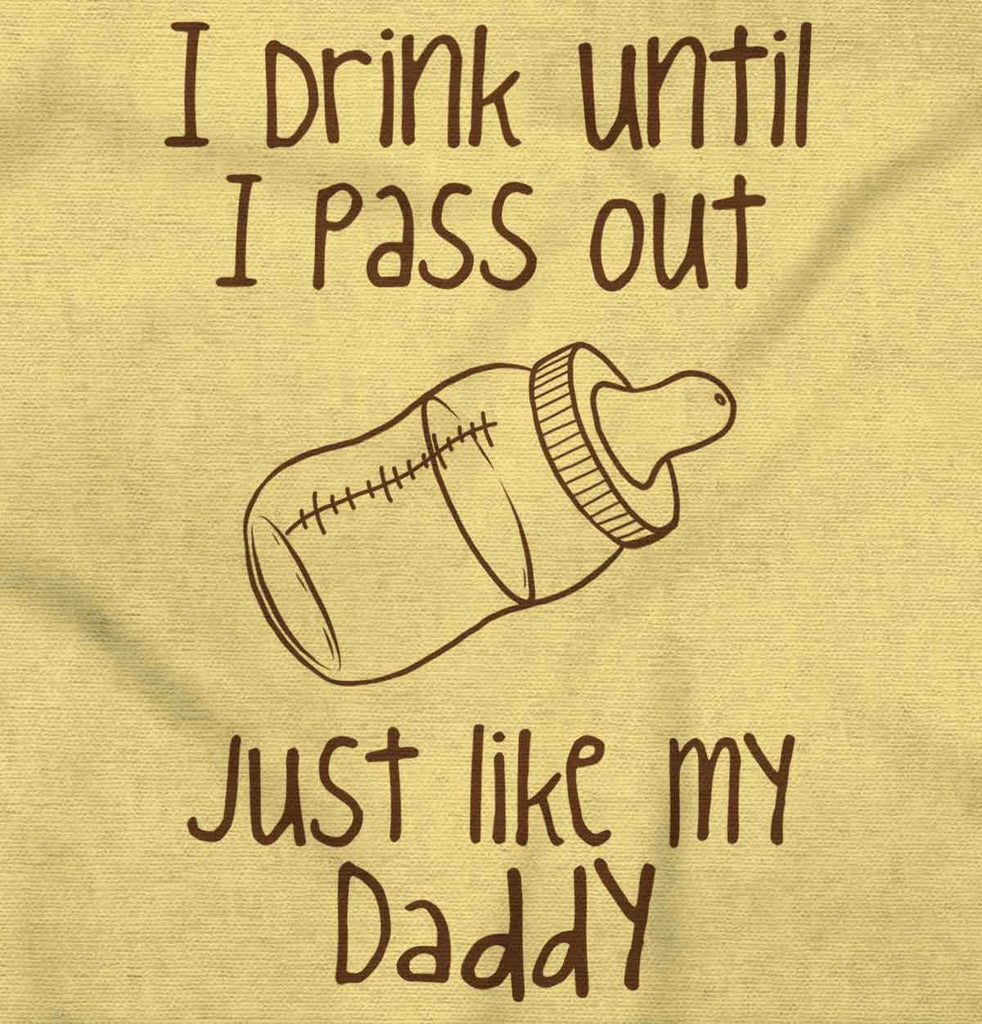 Like My Daddy Infant Toddler T Shirt-Direct To Garment Print-Brisco Baby