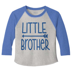 Little Brother Toddler Baseball-Direct To Garment Print-Brisco Baby