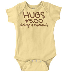 College is Expensive Romper Bodysuit-Direct To Garment Print-Brisco Baby