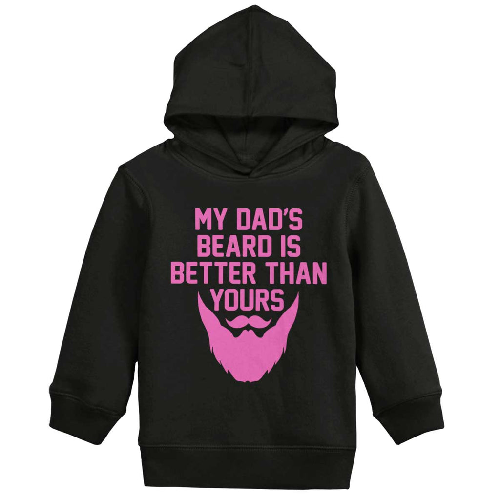 Dad's Beard Toddler Pullover Hoodie-Direct To Garment Print-Brisco Baby