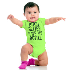 My Bottle Romper Bodysuit-Direct To Garment Print-Brisco Baby