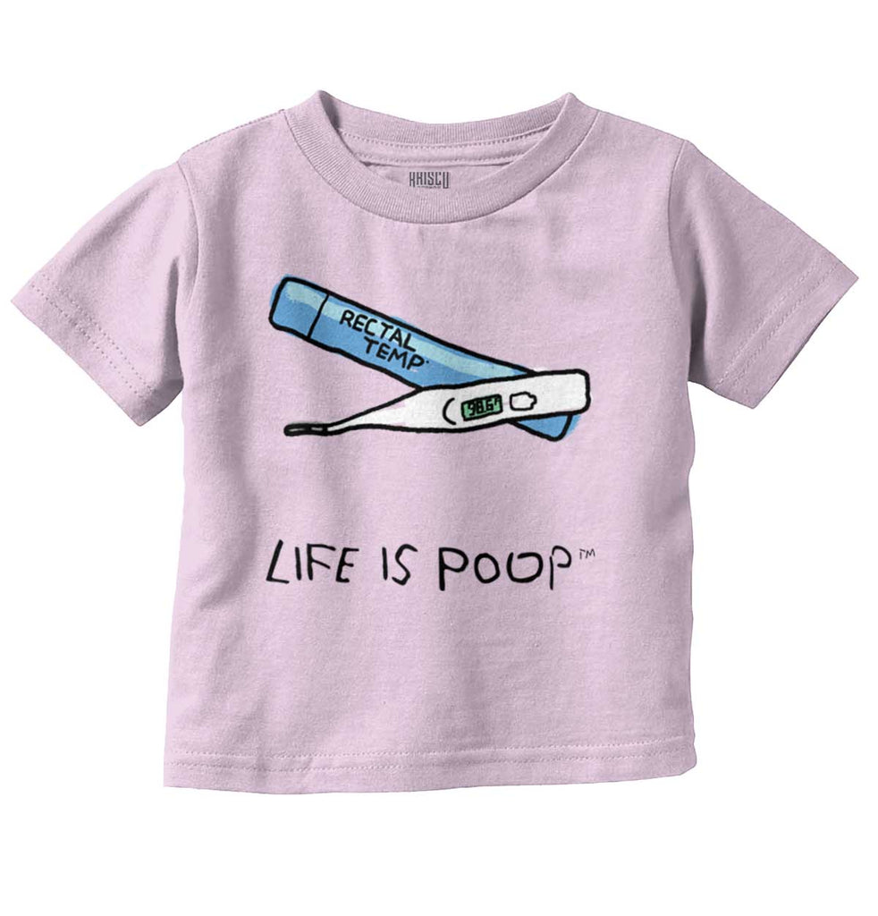 Rectal Thermometer Infant Toddler T Shirt-Direct To Garment Print-Brisco Baby