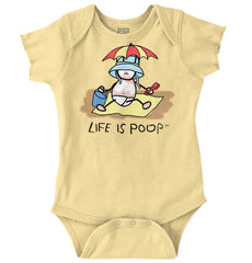 Beach Umbrella Romper-Direct To Garment Print-Brisco Baby