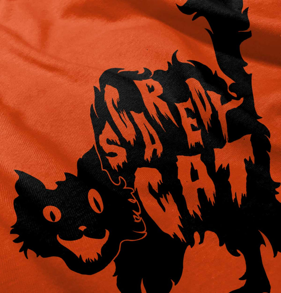 Scaredy Cat Infant Toddler T Shirt-Direct To Garment Print-Brisco Baby