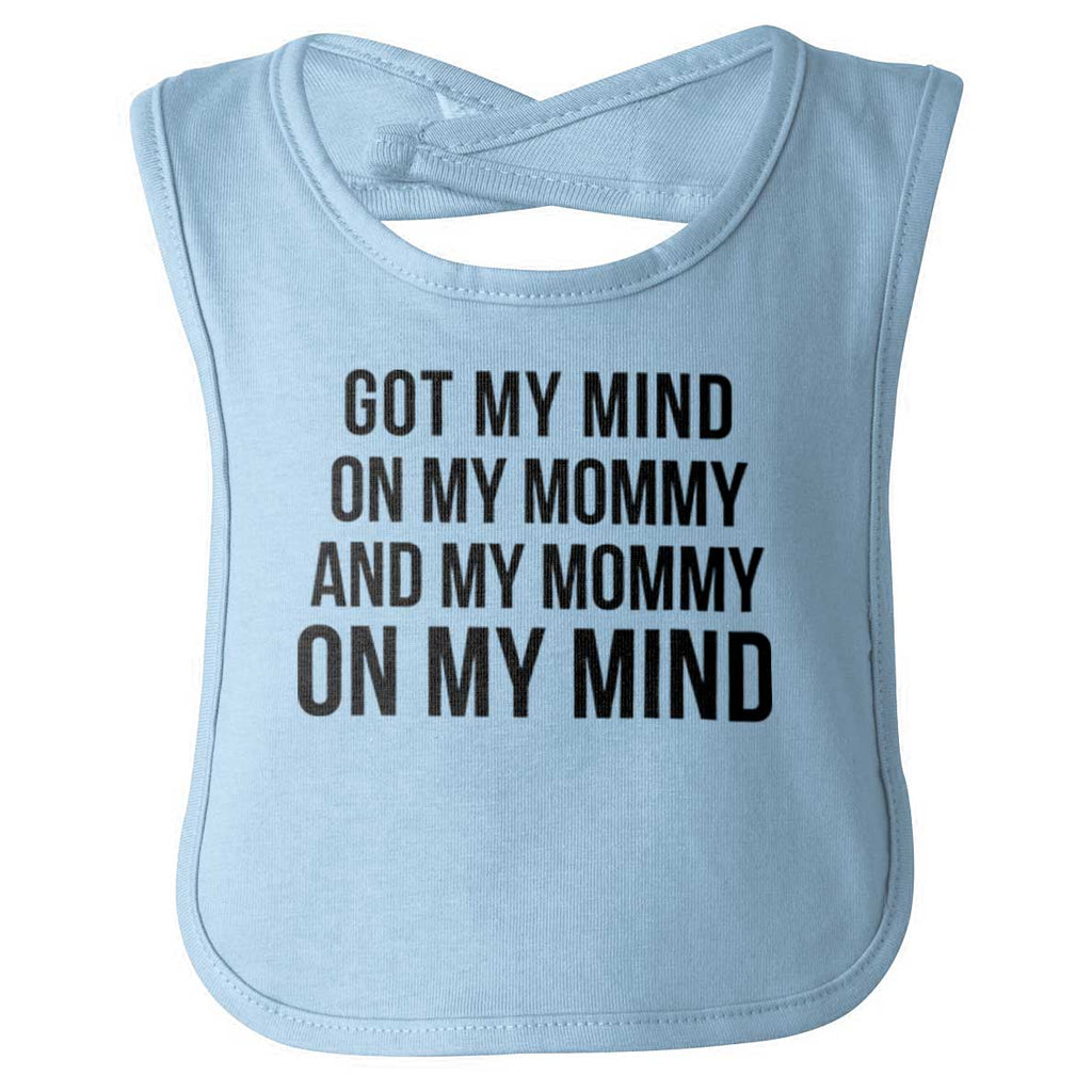 Mind On Mommy Infant Baby Bib-Direct To Garment Print-Brisco Baby