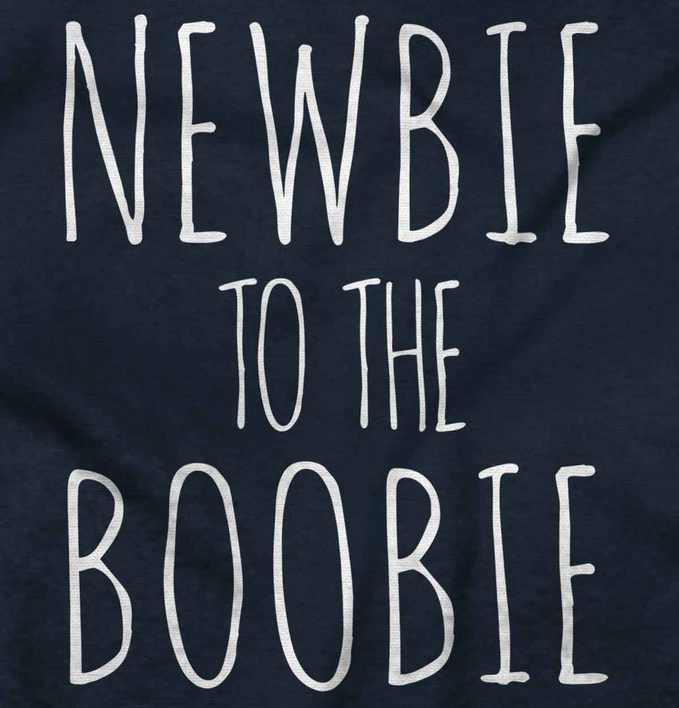 Newbie Boobie Romper Bodysuit-Direct To Garment Print-Brisco Baby