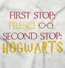 Preschool Hogwarts Infant Baby Bib-Direct To Garment Print-Brisco Baby