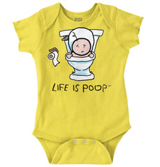 Baby Toilet Romper Bodysuit-Direct To Garment Print-Brisco Baby