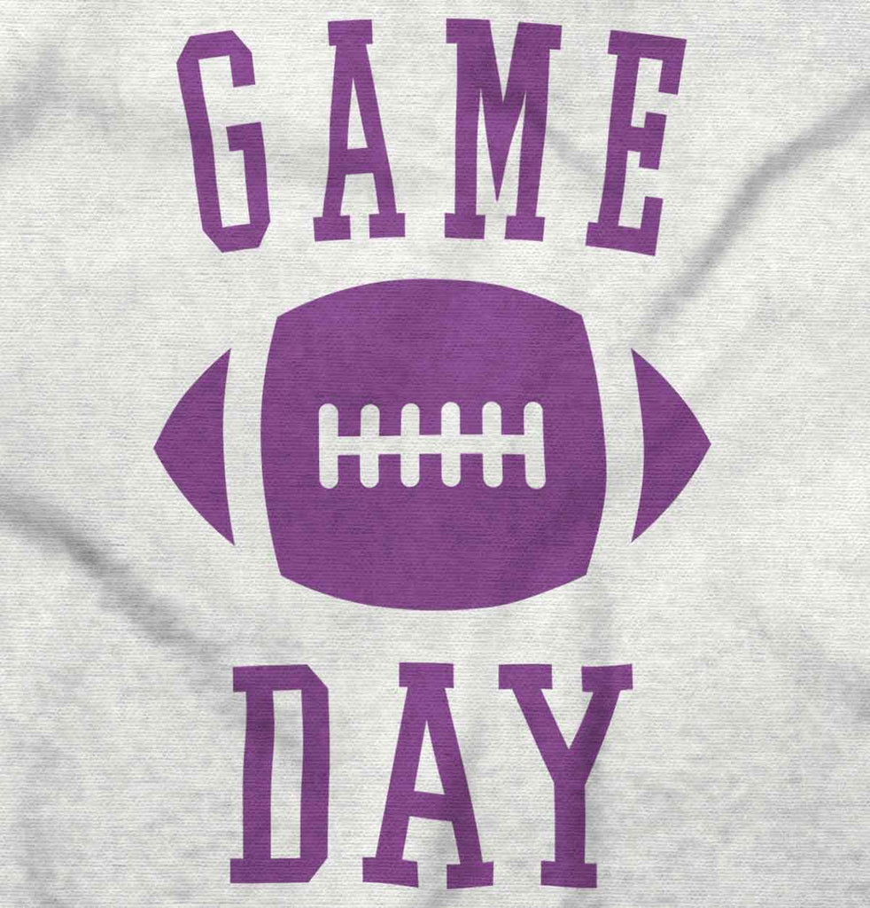 Game Day Toddler Ruffle Bottom Tee-Direct To Garment Print-Brisco Baby