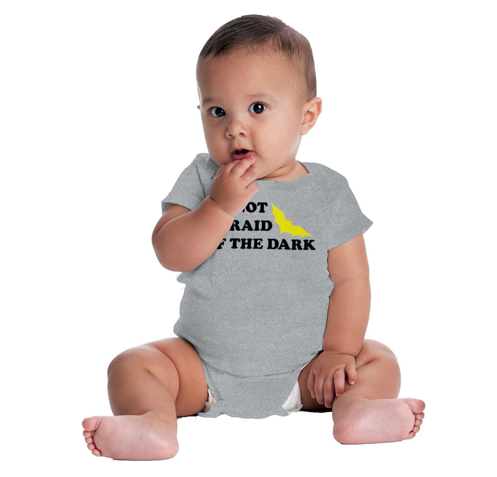 Afraid of Dark Romper Bodysuit-Misc-Brisco Baby