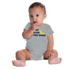 Afraid of Dark Romper Bodysuit-Misc-Brisco Baby