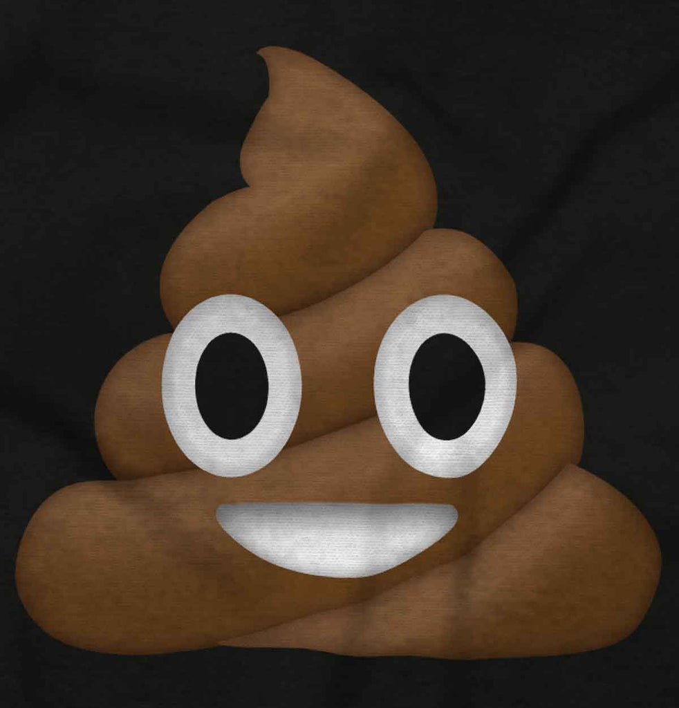 Poop Emoji Romper Bodysuit-Direct To Garment Print-Brisco Baby