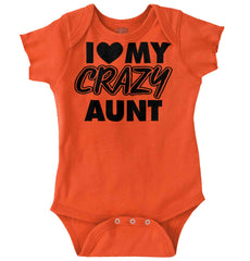 Crazy Aunt Romper Bodysuit-Direct To Garment Print-Brisco Baby