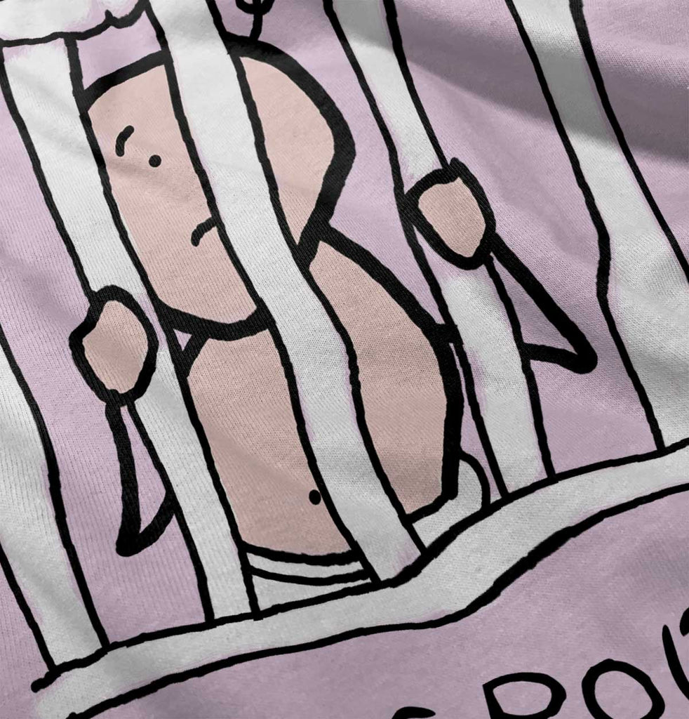 Jail Crib Romper Bodysuit-Direct To Garment Print-Brisco Baby