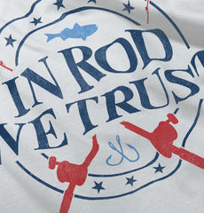 In Rod We Trust Romper Bodysuit-Direct To Garment Print-Brisco Baby