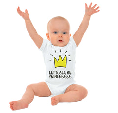 Be Princesses Romper Bodysuit-Direct To Garment Print-Brisco Baby