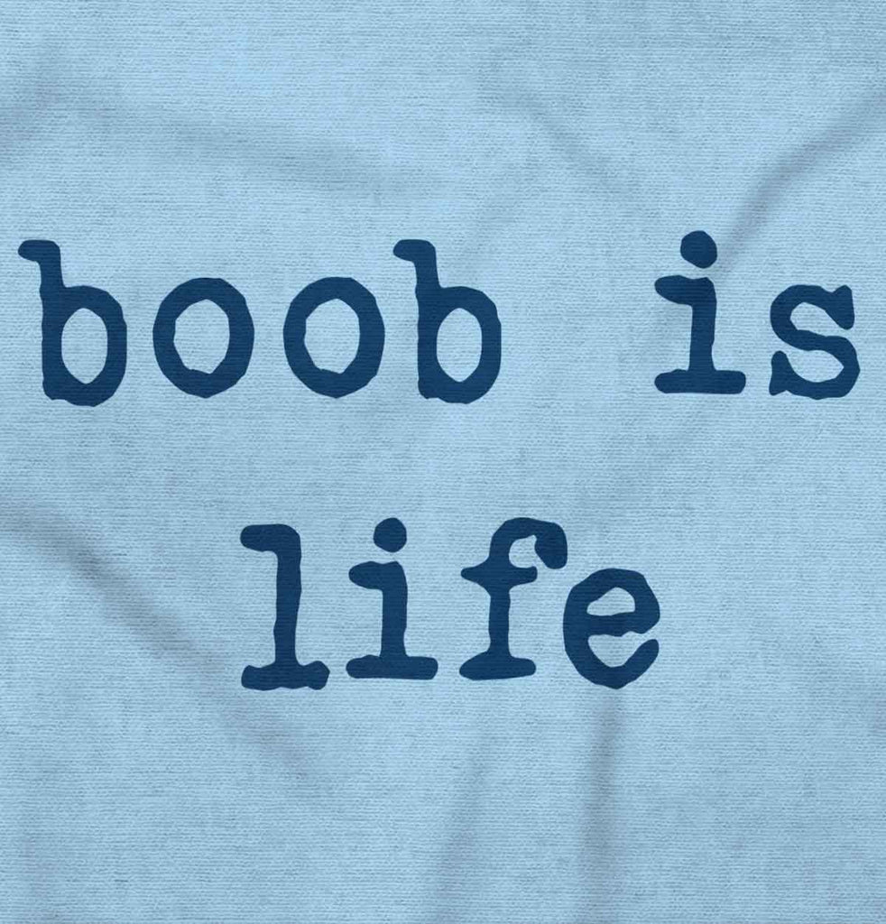 Boob Is Life Romper Bodysuit-Direct To Garment Print-Brisco Baby