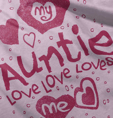 Auntie Loves Me Romper Bodysuit-Direct To Garment Print-Brisco Baby