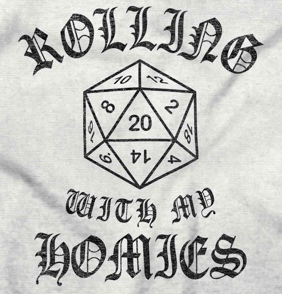 Rolling With My Homies Dungeons Solid Baby Infant Dress-Direct To Garment Print-Brisco Baby