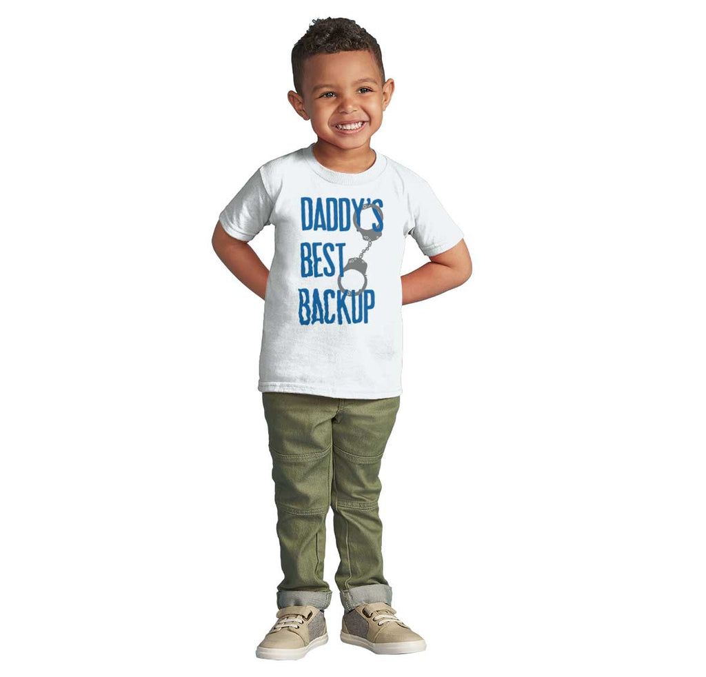 Daddy's Best Backup Infant Toddler T Shirt-Direct To Garment Print-Brisco Baby