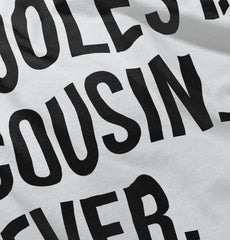 Coolest Cousin Ever Infant Baby Bib-Direct To Garment Print-Brisco Baby