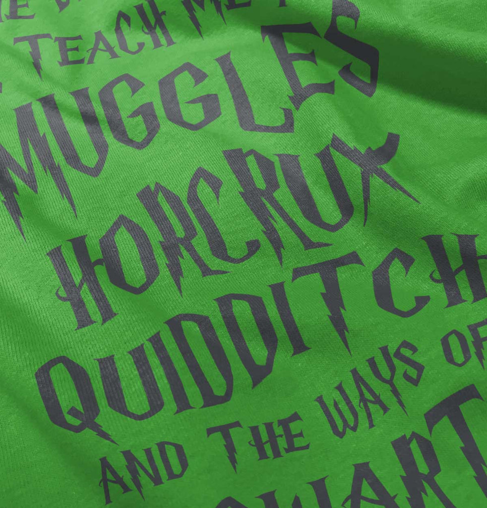 Muggles Horcrux Quidditch Romper Bodysuit-Direct To Garment Print-Brisco Baby