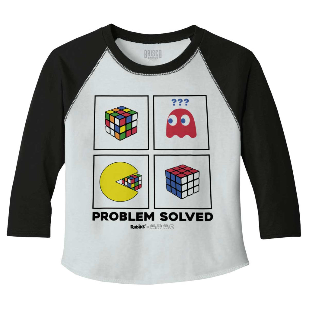Problem Solved Toddler Baseball-Direct To Garment Print-Brisco Baby