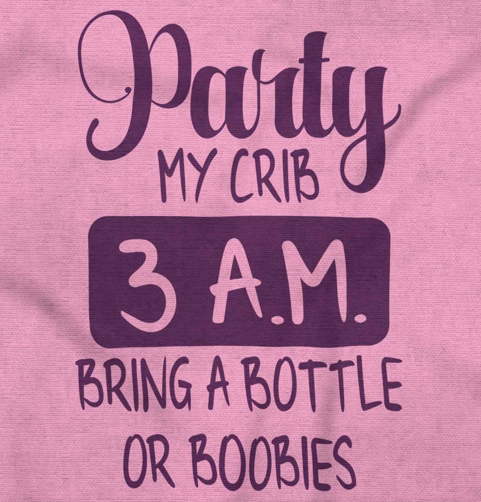 Party At My Crib Infant Toddler T Shirt-Direct To Garment Print-Brisco Baby