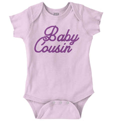 Baby Cousin Romper Bodysuit-Direct To Garment Print-Brisco Baby