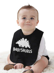 Babysaurus Infant Baby Bib-Direct To Garment Print-Brisco Baby