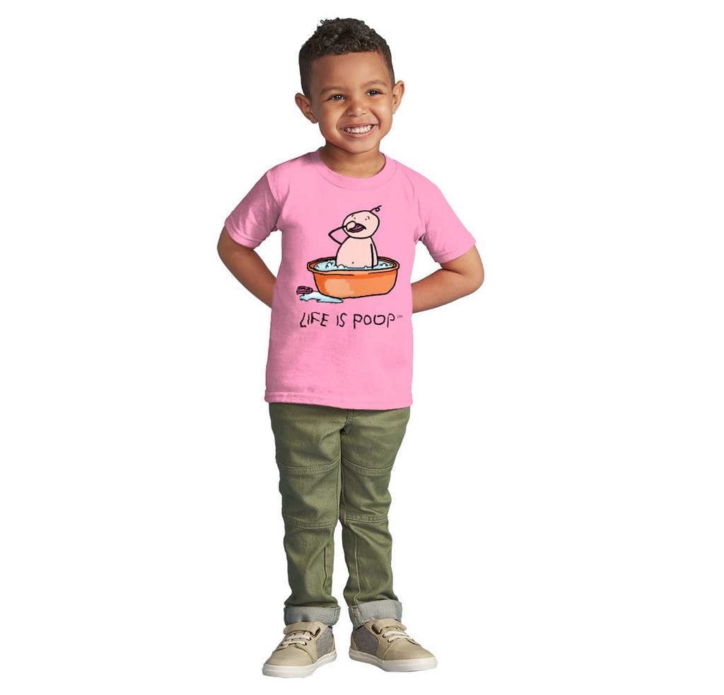 Eating Soap Infant Toddler T Shirt-Direct To Garment Print-Brisco Baby