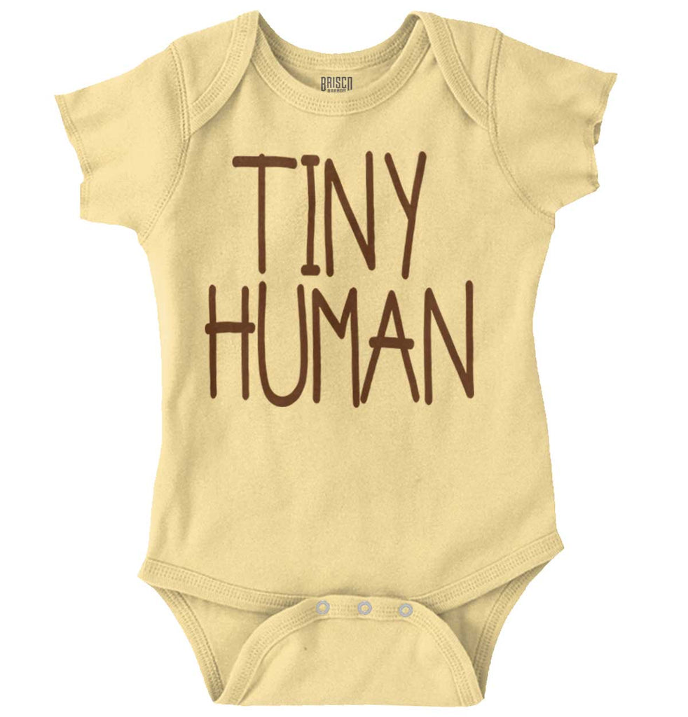 Tiny Human Romper Bodysuit-Direct To Garment Print-Brisco Baby