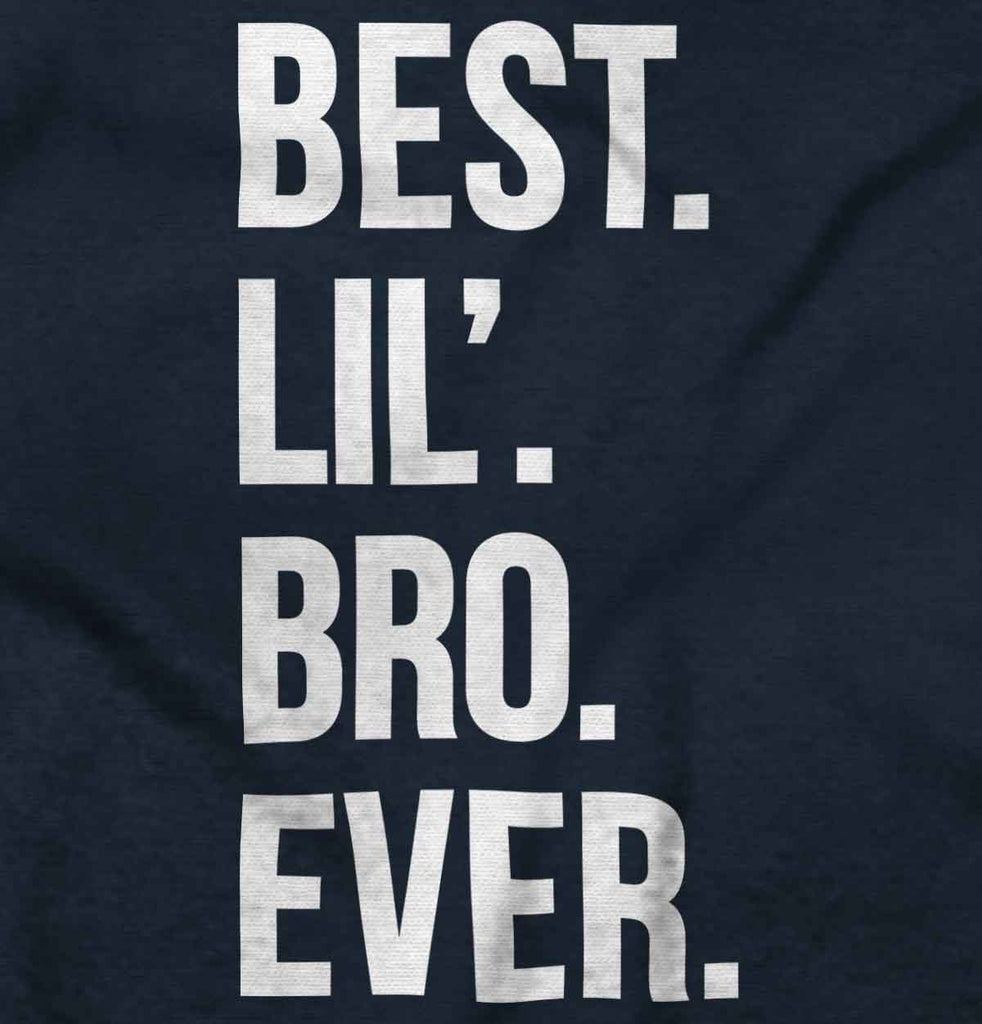 Best Lil' Bro Ever Romper Bodysuit-Direct To Garment Print-Brisco Baby