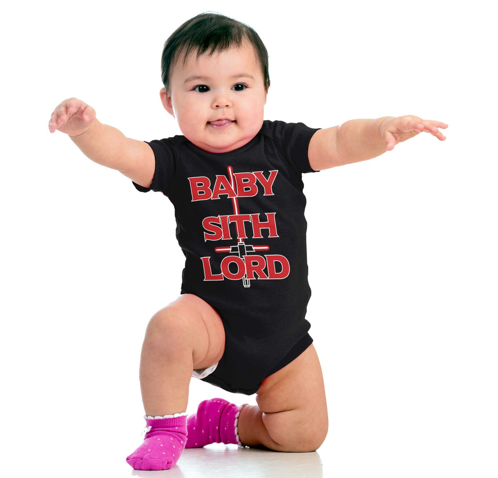 Baby Sith Lord Romper Bodysuit-Direct To Garment Print-Brisco Baby