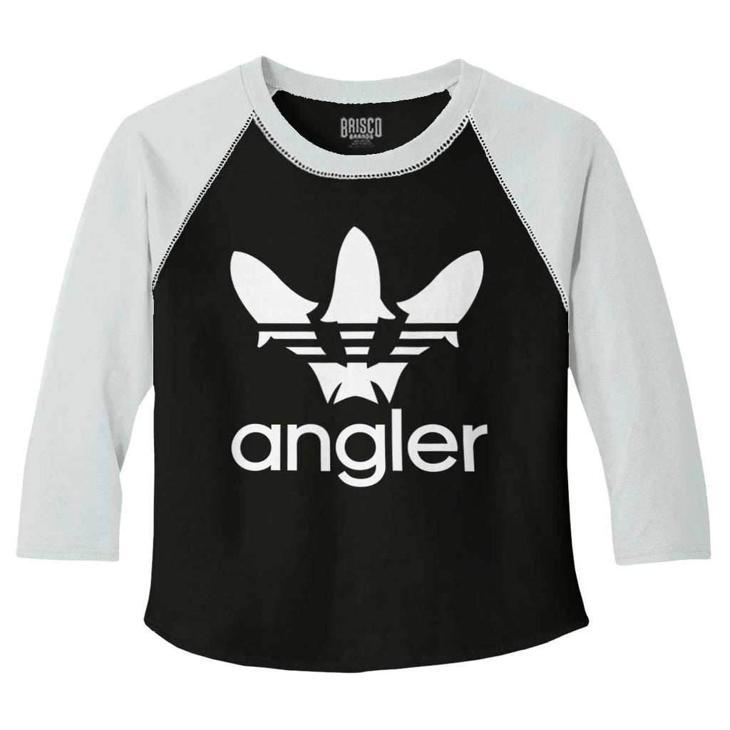 Angler Baseball T-Shirt-Direct To Garment Print-Brisco Baby