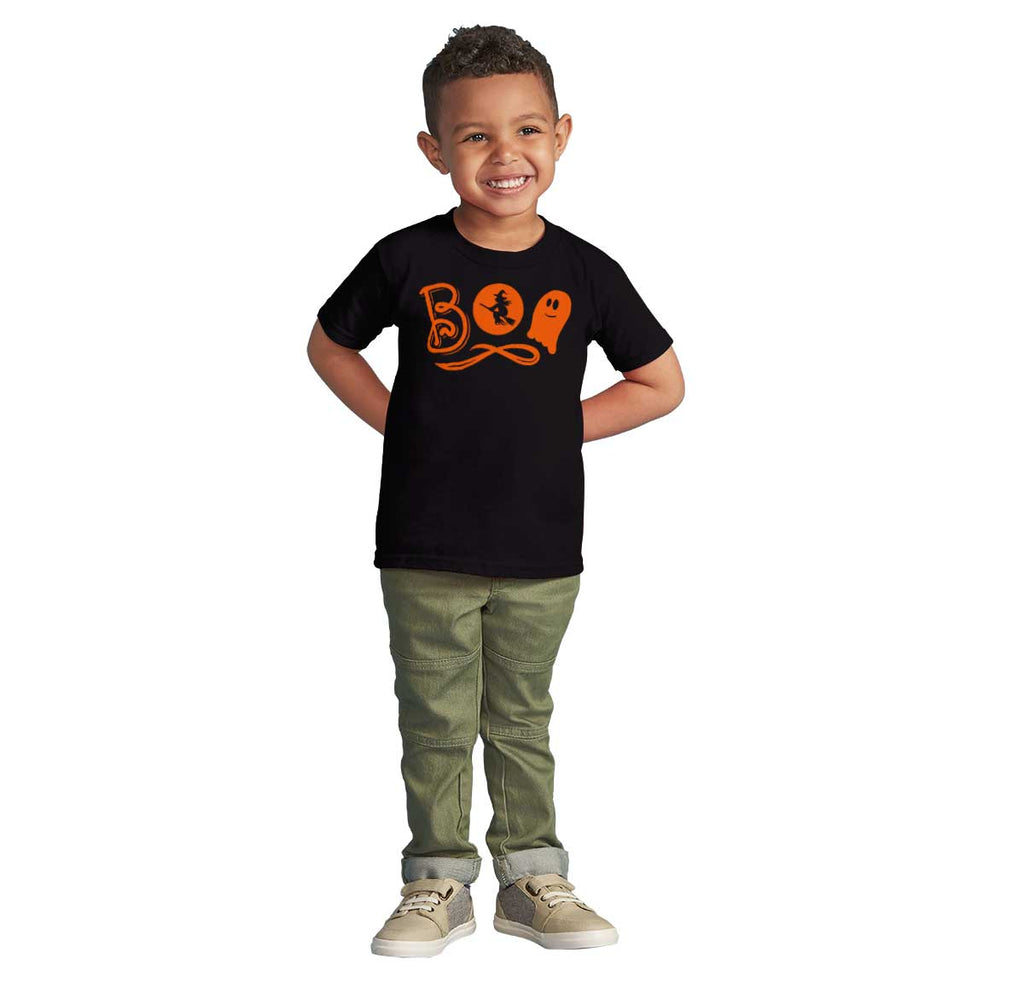 Boo Ghost Infant Toddler T Shirt-Direct To Garment Print-Brisco Baby
