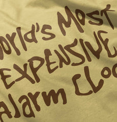 Alarm Clock Infant Toddler T Shirt-Direct To Garment Print-Brisco Baby