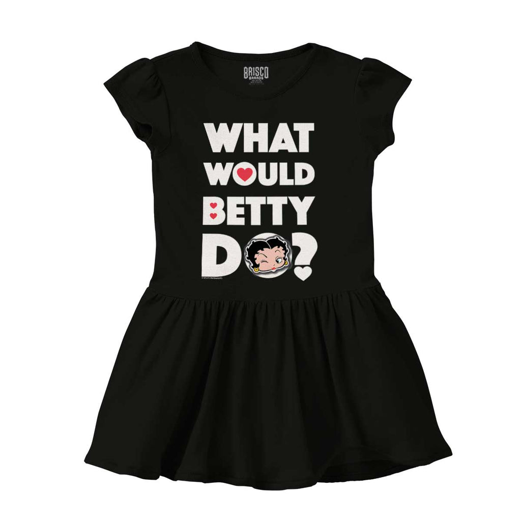 What Would Betty Do Solid Baby Infant Dress-Direct To Garment Print-Brisco Baby