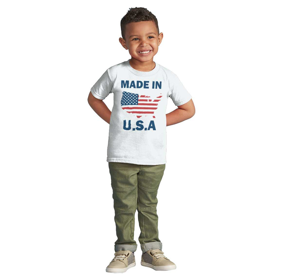 Made in USA Infant Toddler T Shirt-Direct To Garment Print-Brisco Baby