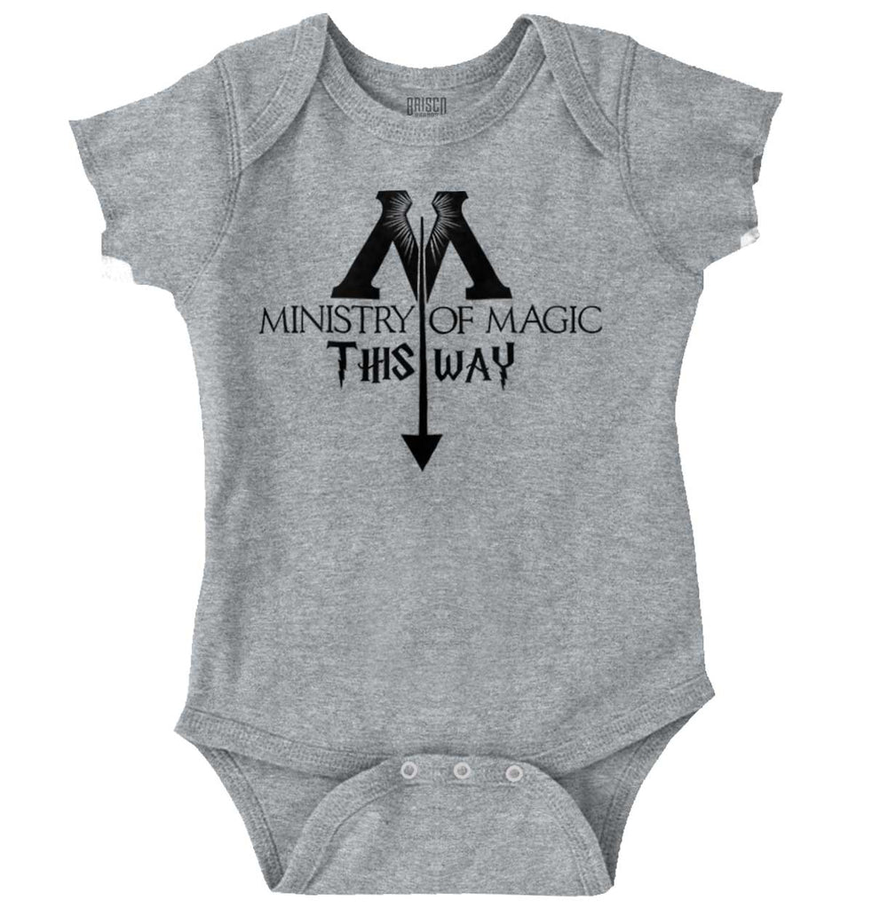 Ministry Of Magic Romper Bodysuit-Direct To Garment Print-Brisco Baby