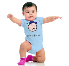 Boy Logo Romper Bodysuit-Direct To Garment Print-Brisco Baby