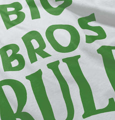 Big Bros Rule Infant Baby Bib-Direct To Garment Print-Brisco Baby