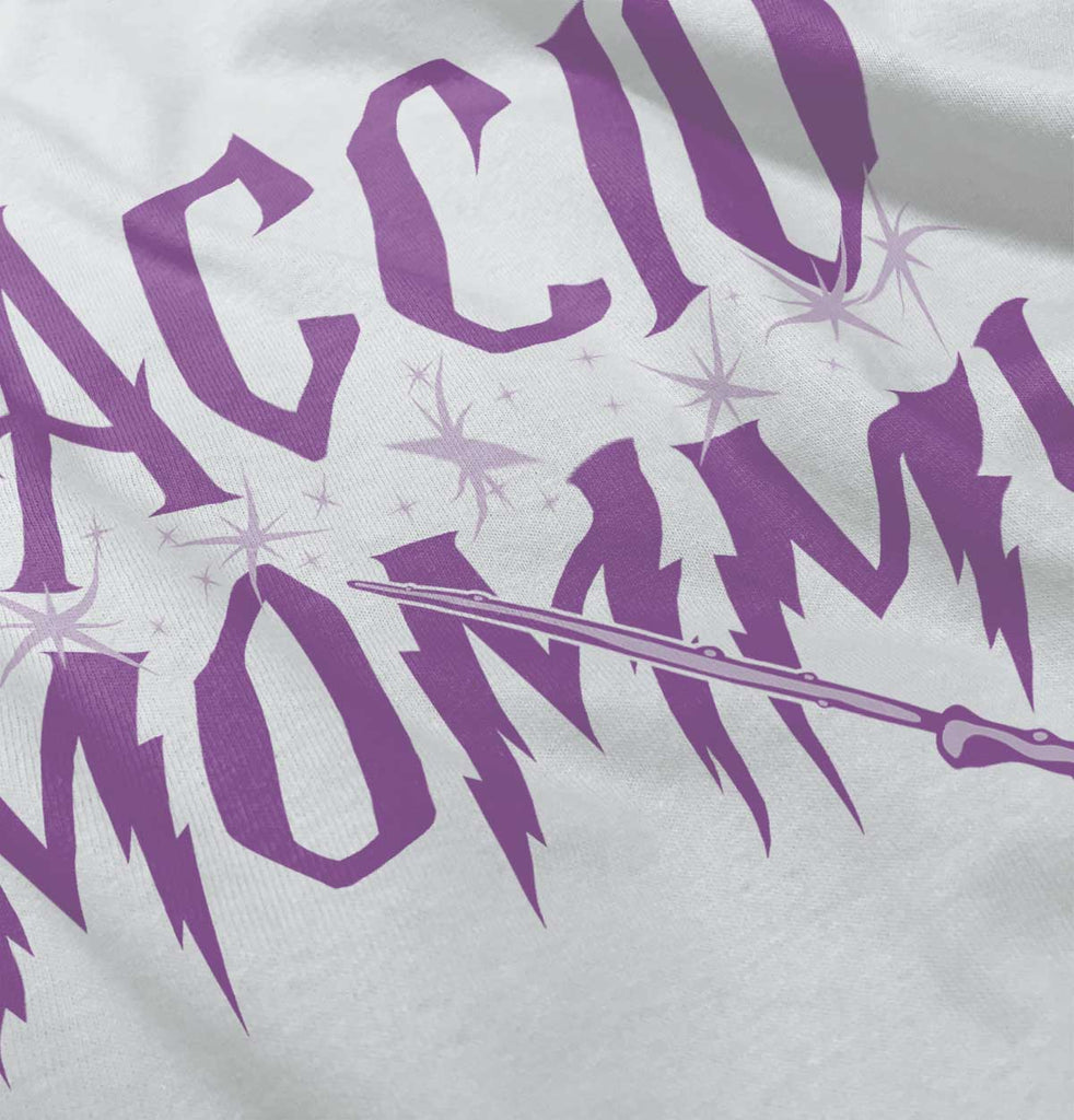 Accio Mommy Toddler Ruffled Trim T-Shirt-Direct To Garment Print-Brisco Baby