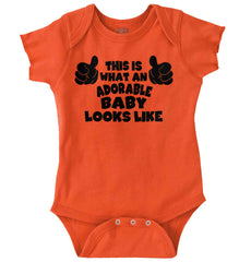 Adorable Looks Like Romper Bodysuit-Direct To Garment Print-Brisco Baby