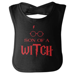 Son Of A Witch Infant Baby Bib-Direct To Garment Print-Brisco Baby