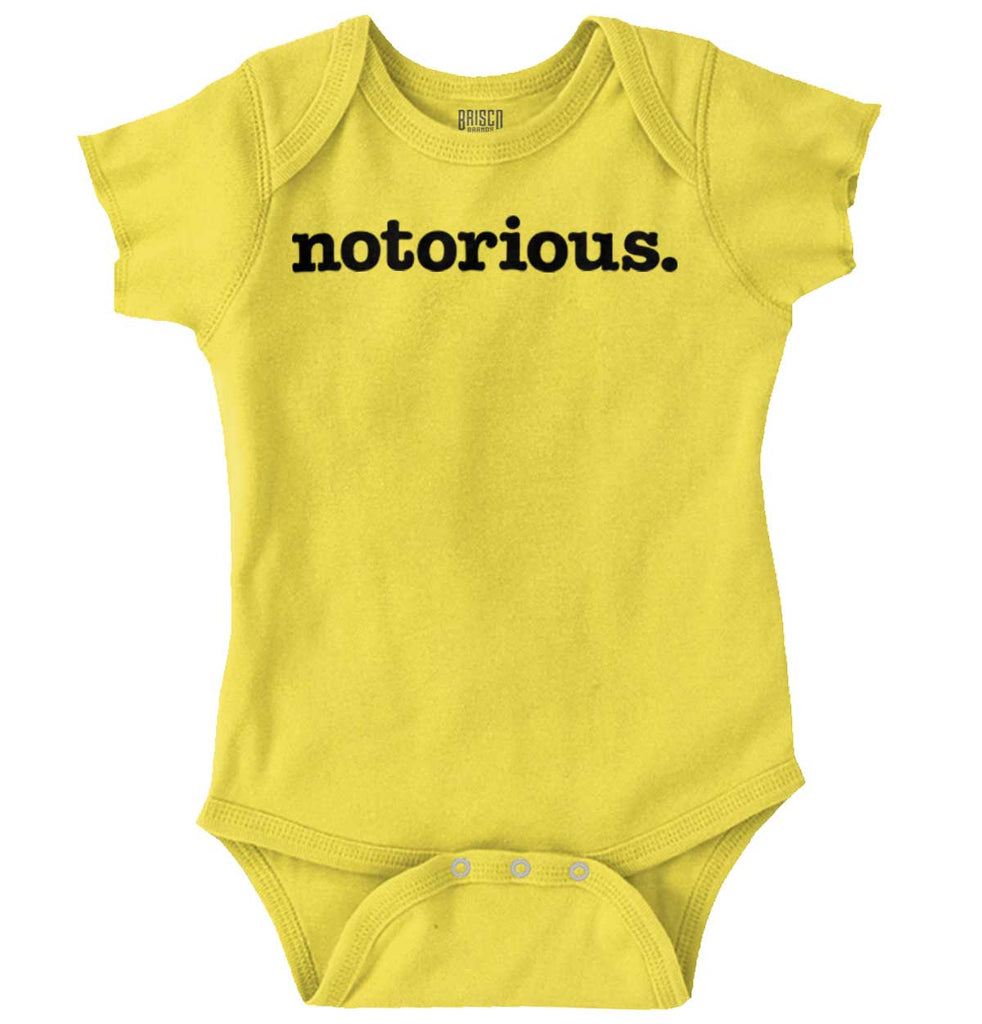 Notorious Romper Bodysuit-Direct To Garment Print-Brisco Baby