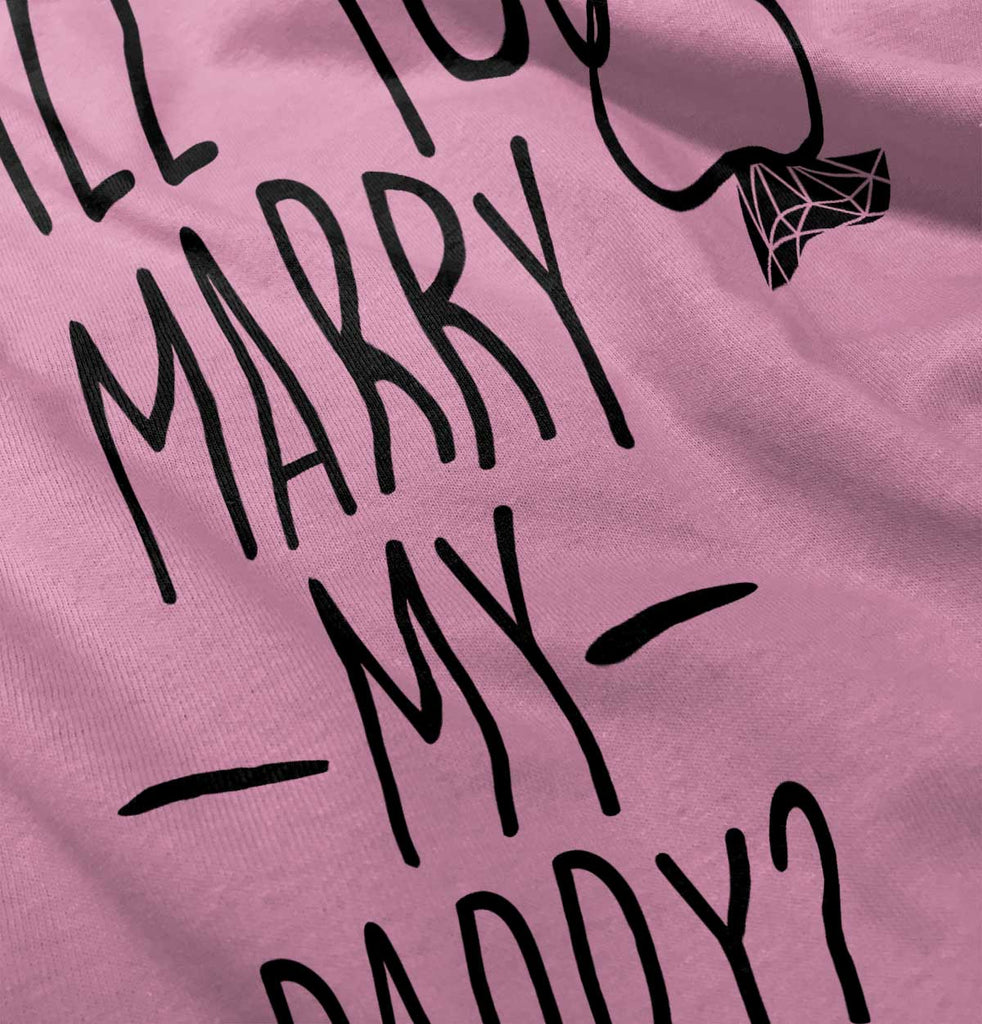 Marry My Daddy Solid Baby Pajama Top-Direct To Garment Print-Brisco Baby