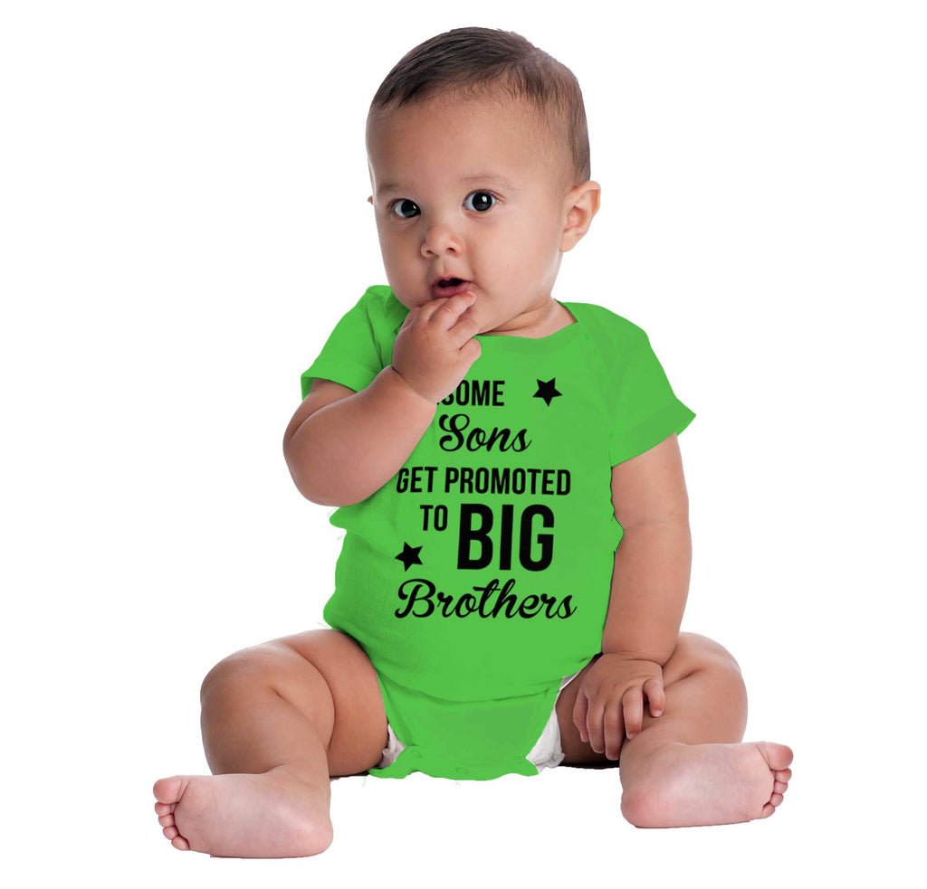 Awesome Sons Promoted Romper Bodysuit-Direct To Garment Print-Brisco Baby
