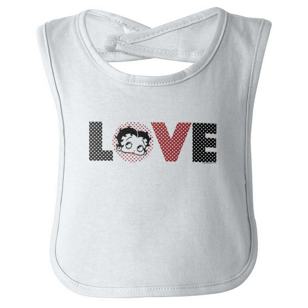 Pop Art Betty Infant Baby Bib-Direct To Garment Print-Brisco Baby